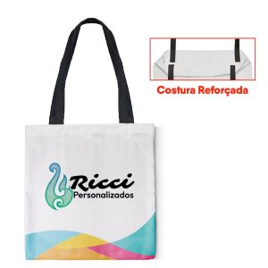 Sacola Ecobag em Poliéster 35x35