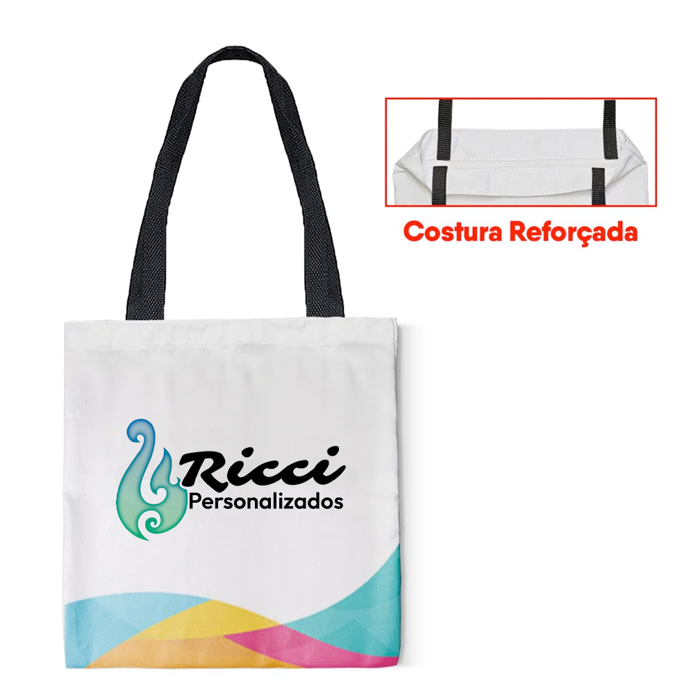 Sacola Ecobag em Poliéster 35x35
