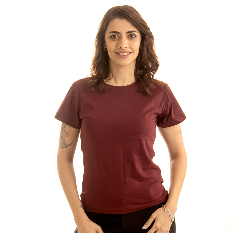 Baby Look Personalizada Vinho