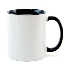 Caneca Personalizada com Alça Preta