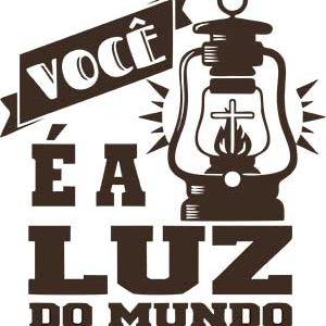 Arte Gospel - Você é a Luz do Mundo