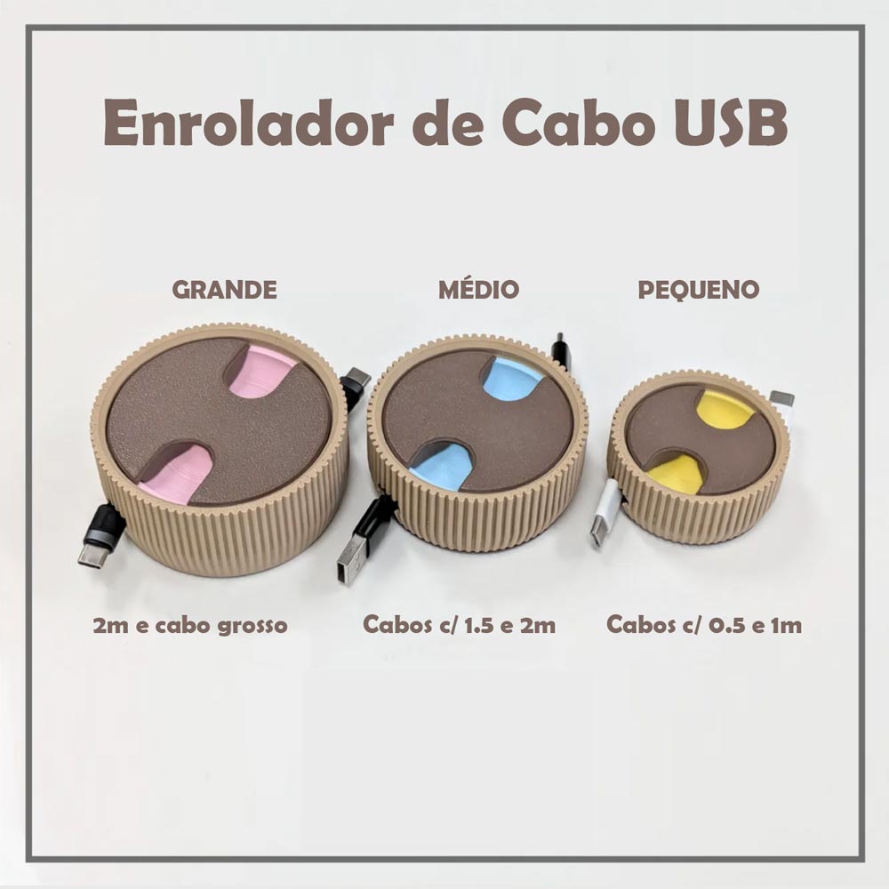 Enrolado de Cabo USB